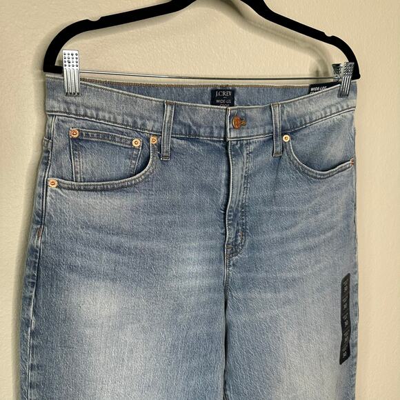 J.Crew Women’s Wide Leg Cropped Jean All Day Stretch Size 30 BX560 New - Picture 5 of 12